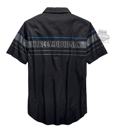 Barnett Harley-Davidson Clothing & Apparel - Genuine H-D Motorclothes Mens Short Sleeve Shirts ...