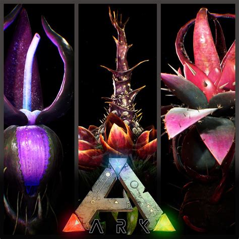 Ark: Survival Evolved - Plants Species X,Y,Z, Hunter's Prayer, Cool Animations, Plant Species ...