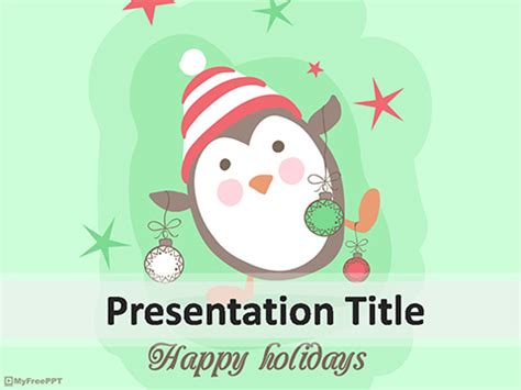 Free Happy Holidays PowerPoint Template - Download Free PowerPoint PPT