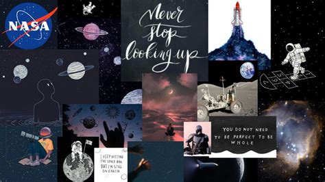 Explore the Beauty of Space with this Aesthetic Space Wallpaper