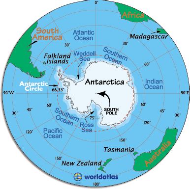 Antarctica Map / Map of Antarctica - Facts About Antarctica and the ...