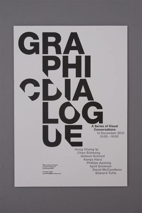 1 Tom Typographic Hierarchy More Creative Poster Design, Creative ...