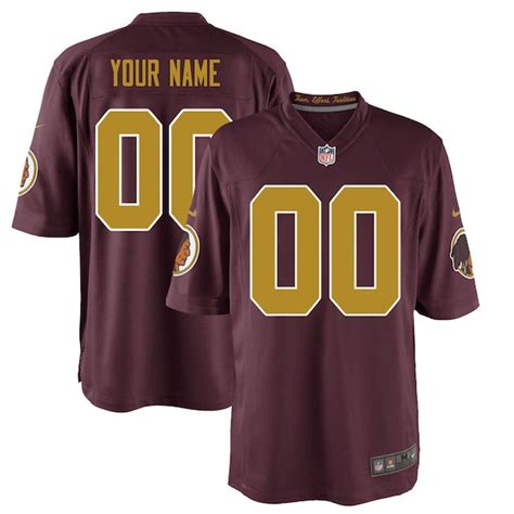 Nike Men's Washington Redskins Customized Throwback Game Jersey ...