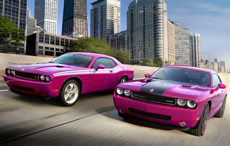 Wallpaper road, pink, dodge, challenger srt, challenger rt images for ...