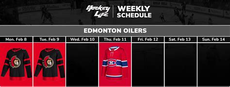 Edmonton Oilers Schedule – Pro Hockey Life