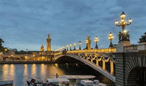 Premium Photo | Pont alexandre iii bridge over river seine and hotel ...