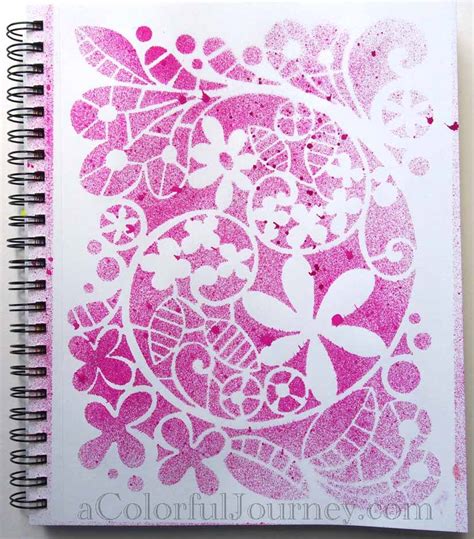 StencilGirl® Talk: Stencil FUNdamentals with Spray Inks