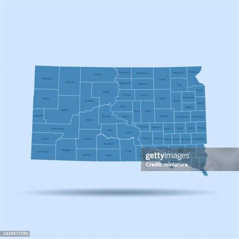 1,256 South Dakota State Map Stock Photos, High-Res Pictures, and ...