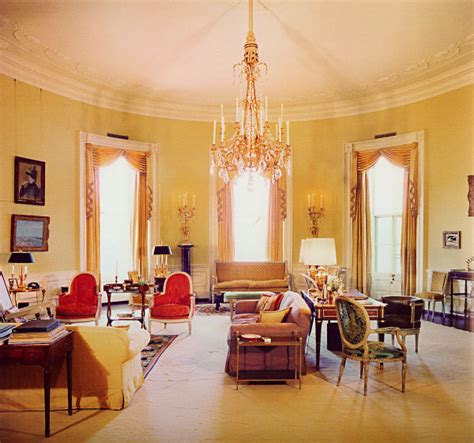 Yellow Oval Room - White House Museum