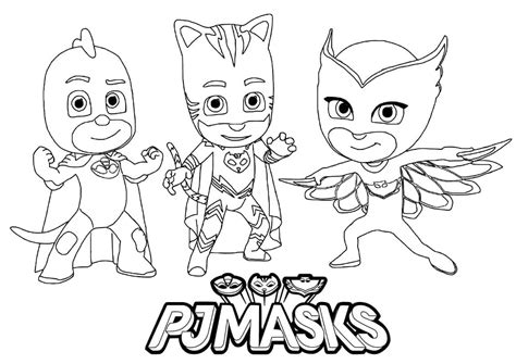 PJ Masks 11 coloring page - Download, Print or Color Online for Free