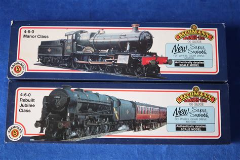 Lot - BACHMANN BRANCH-LINE OO GAUGE 4-6-0 REBUILT JUBILEE CLASS LOCOMOTIVE & 1 X BACHMANN BRANCH ...