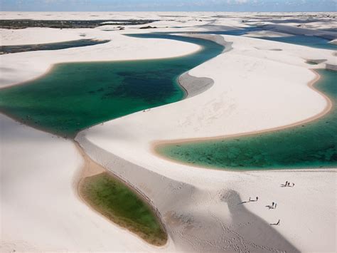 Breathtaking Aqua Lagoons Amid Brazil Sand Dunes