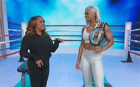 Jade Cargill Gives Pro Wrestling Workout Tips On Sherri Shepherd Show