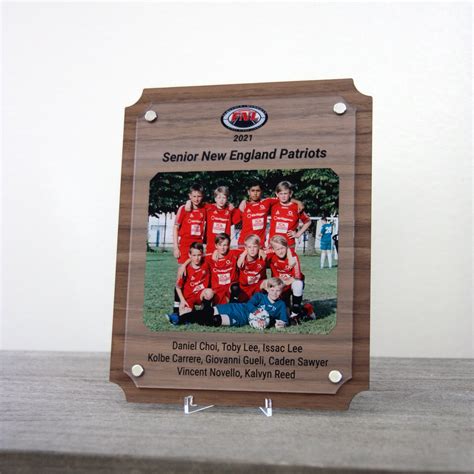 Custom Sports Plaque Team Photo Plaque Sponsor Thank You - Etsy