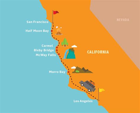 Roadtrip Guide: Cruising the California Coastline from LA to SF | California travel road trips ...