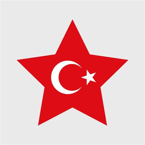 Turkey flag vector icon 25272233 Vector Art at Vecteezy