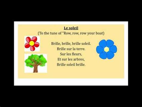 Le Soleil : A French Song About the Sun : French Kinder TV - YouTube