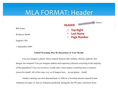 PPT - MLA FORMAT PowerPoint Presentation, free download - ID:4889724