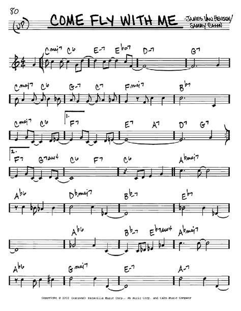 Come Fly With Me | Sheet Music Direct