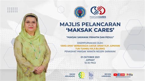 SIARAN LANGSUNG MAJLIS PELANCARAN LOGO MAKSAK CARES - YouTube