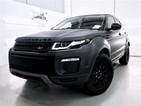 Range Rover Evoque- Full Colour Change- 3M Deep Matte Black Personal ...