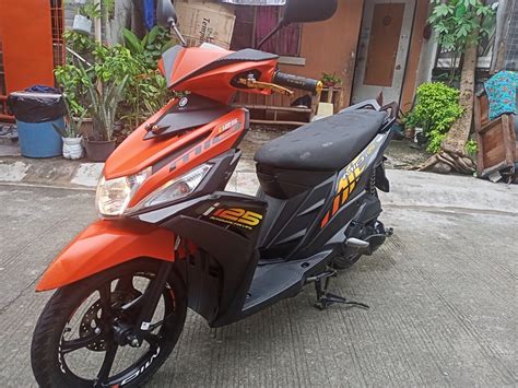 Yamaha Mio i 125 Matte Orange, Motorbikes, Motorbikes for Sale on Carousell