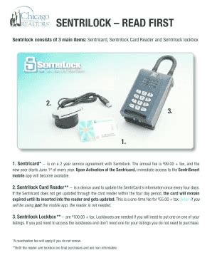 Fillable Online Sentrilock consists of 3 main items: Sentricard, Sentrilock Card Reader and ...