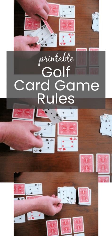 Golf Card Game Rules (Simple & Printable): How to play 9, 6 & 4 Card Golf