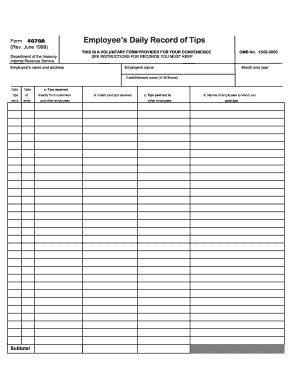 2005-2025 Form IRS 4070A Fill Online, Printable, Fillable, Blank - pdfFiller