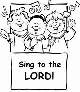 Printable Kids Singing Coloring Pages sketch template