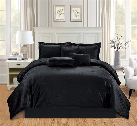 Black Velvet Bed Set : I am looking forward to many years of peaceful slumber and sweet dreams.