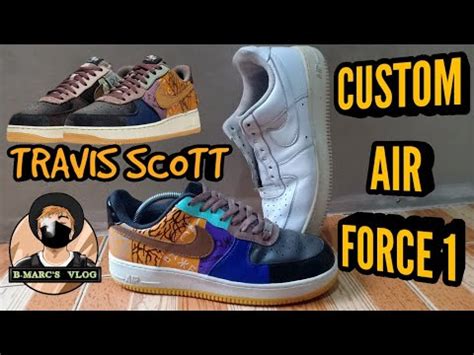 AF1 TO TRAVIS SCOTT | CUSTOM SHOES - YouTube