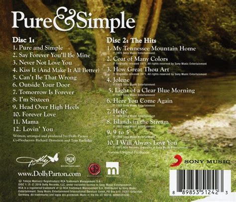 bol.com | Pure & Simple, Dolly Parton | CD (album) | Muziek