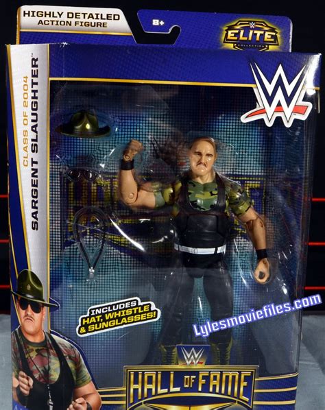 Sgt. Slaughter WWE Hall of Fame figure – front package | Lyles Movie Files