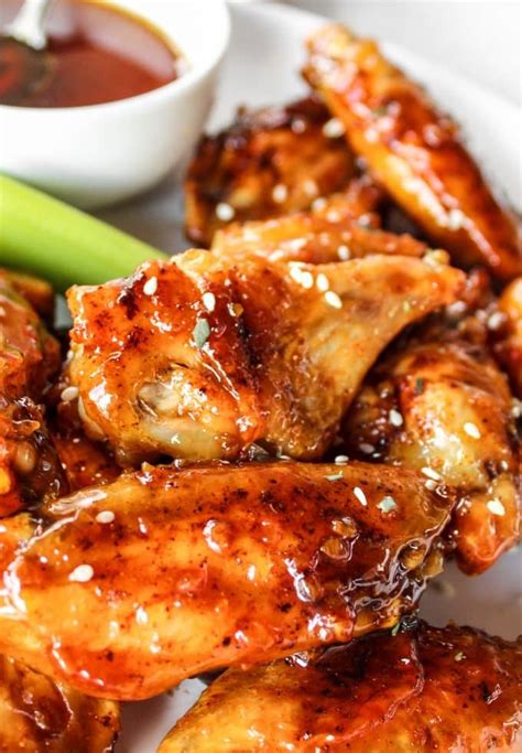 Honey Garlic Chicken Wings - The Whole Cook