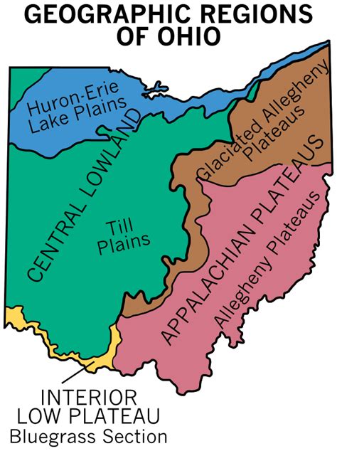 Geographic Regions of Ohio - Smoke Tree Manor