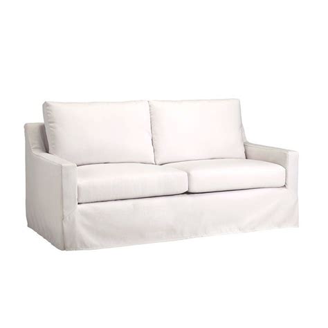 Sophie Slipcovered Sofa (Ivory) | Slipcovered sofa, Slipcovered living ...