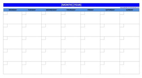 free monthly planner edit online and print at home - effective blank monthly calendar page ...