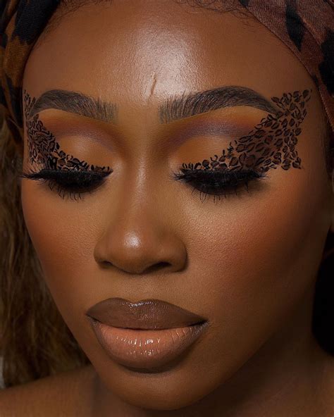 @vanessa_gyimah | Makeup for black skin, Cheetah makeup, Cool makeup looks