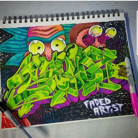 "SQUIDZ ft. Rick & Morty" by @SquidzTheRipper : Graffiti