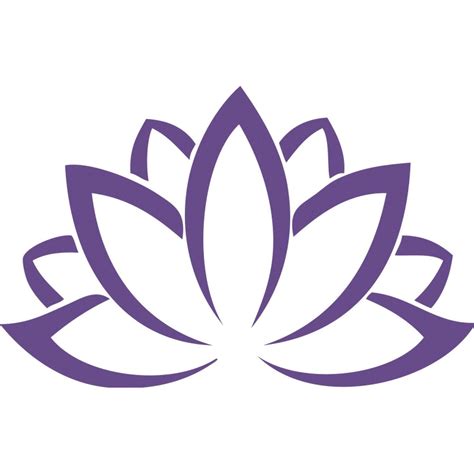 Purple Lotus Flower Logo - LogoDix