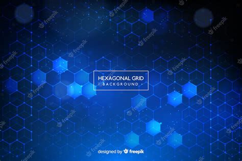 Free Vector | Hexagonal grid background