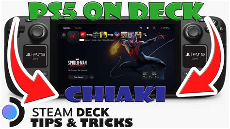 How to Convert Your Steam Deck into a Portable PS5 using Chiaki (Tips ...