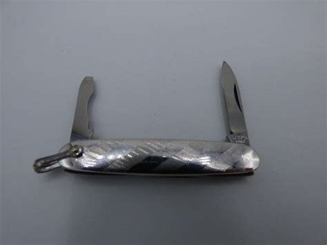 Sterling Silver Pocket Knife Fob Vintage | Fobs, Knife, Silver