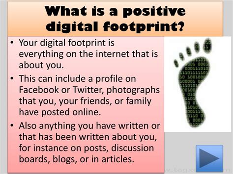 PPT - Digital Footprints PowerPoint Presentation, free download - ID ...