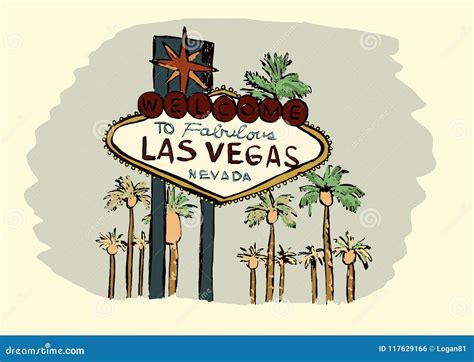 Las Vegas Valley Road And Administrative Map Vector Illustration ...