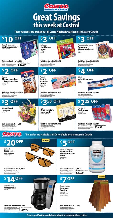 This Week's Costco Instant Savings Coupons: March 8 - 14, 2010 Also refer a friend until March ...