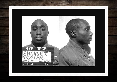 Tupac Shakur Mugshot 2pac Mugshot Matted Gallery Frame - Etsy Hong Kong