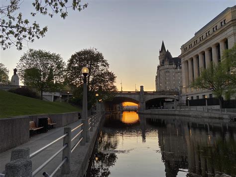 Shot of downtown & the canal. May, 2020 : r/ottawa