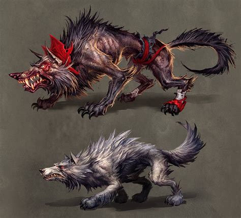 wolves by michalivan on deviantART | Creature artwork, Creature concept, Creature design